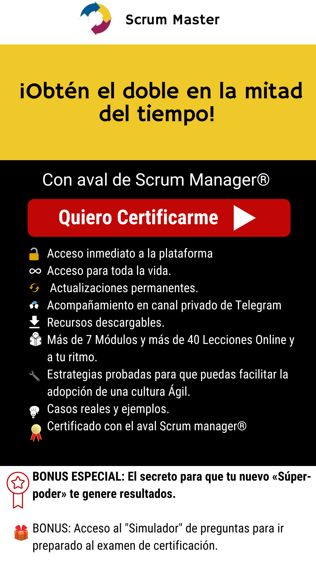 Scrum Master black friday Scrum Master black friday